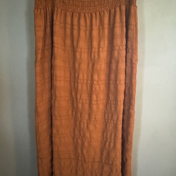 Burnt Orange Maxi Skirt - Picture 2 of 5
